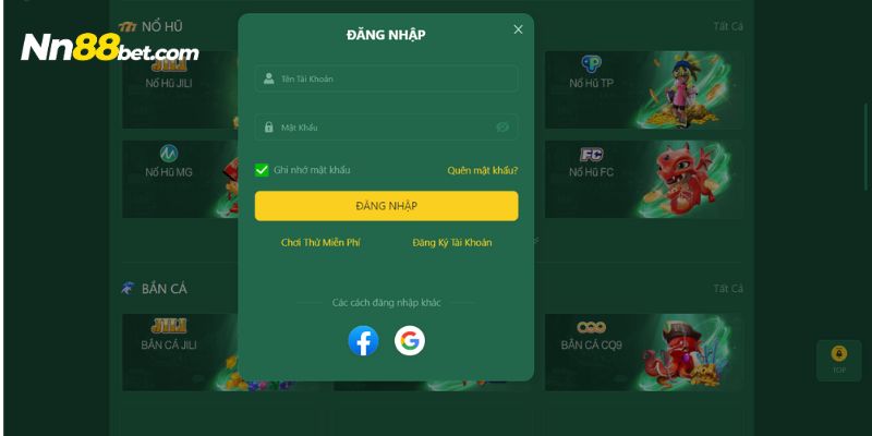 Mách bạn các thao tác đăng nhập Nn88 chi tiết cho người mới