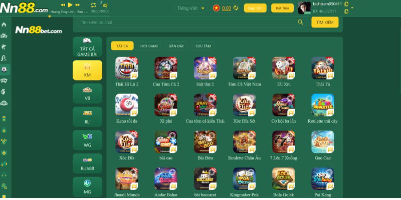 Sự trở lại với tiếng vang xa của nhà cái Nn88 trong giới cá cược game bài đổi thưởng