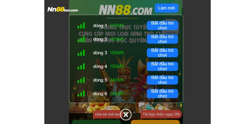 Một số câu hỏi thường gặp khi tải app Nn88