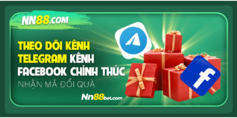 Giới thiệu về sự kiện lớn theo dõi kênh telegram kênh facebook chính thức nhận mã đổi quà tại Nn88