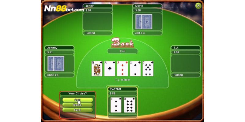 Giới thiệu bài Poker Texas Hold’em Nn88